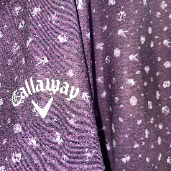 Callaway Swing Tech Men's XXL Purple Hard Rock Punta Cana Golf Shirt - Picture 7 of 7
